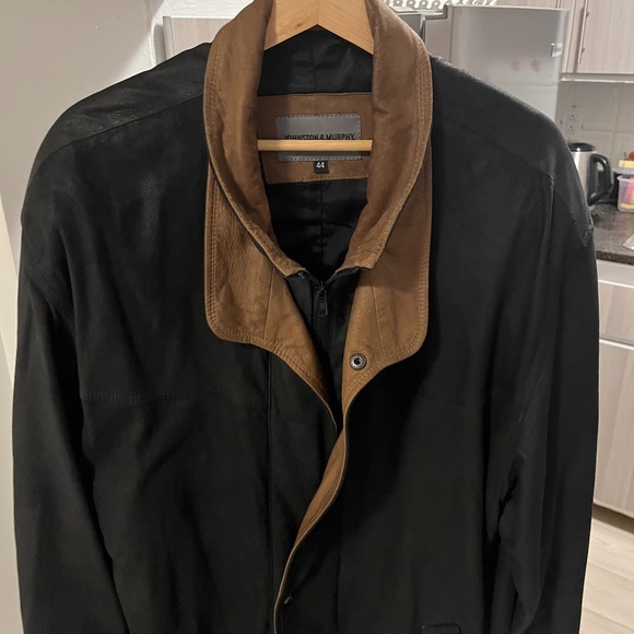 Johnston and Murphy Suede/Leather-style jacket - Picture 1 of 2